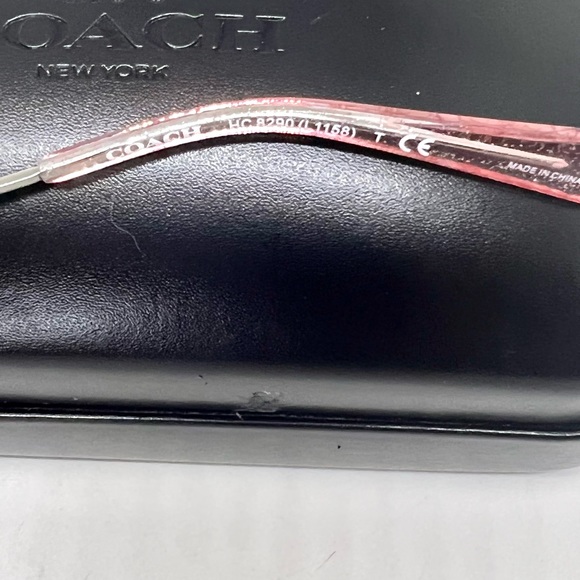 COACH💥NWOT~SOLD💥Transparent Pink Signature C Woman’s Sunglasses - Picture 14 of 14